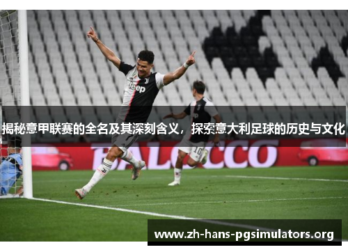 揭秘意甲联赛的全名及其深刻含义，探索意大利足球的历史与文化